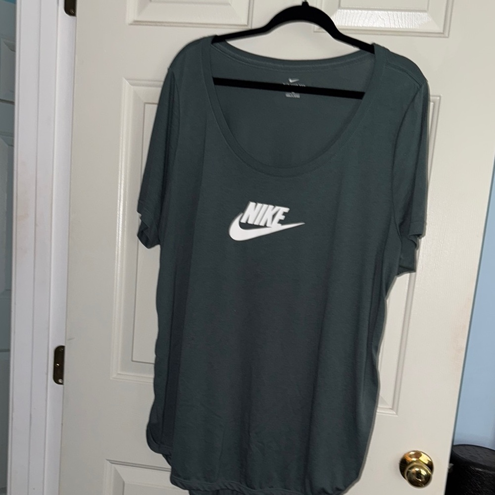 Nike Dark Teal Oversized Short Sleeve tunic T-Shirt